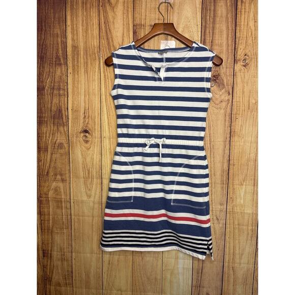 Talbots Striped Cotton Blend Pockets Adjustable Waist Women's Size P - Picture 3 of 8